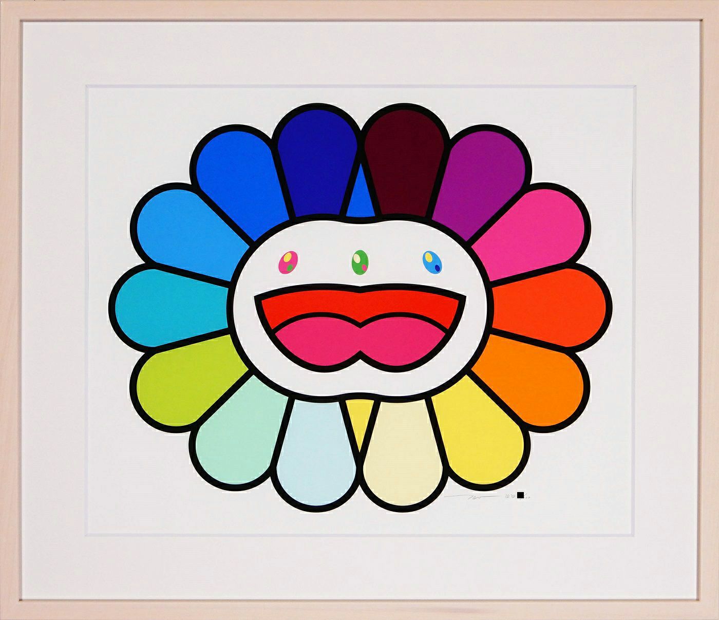にっこりな毎日をお花さんと！」村上隆｜美術品・絵画販売オンライン  