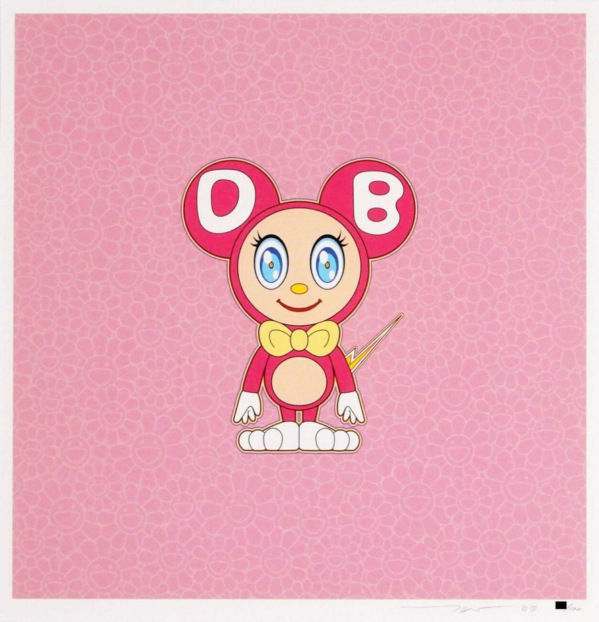 村上隆「DOB2020Pink」絵