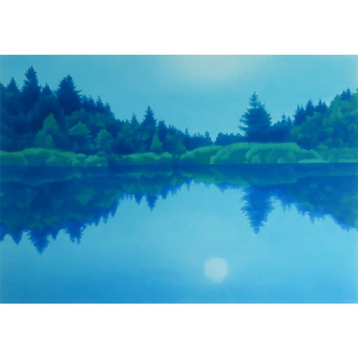 東山魁夷「月映」イメージ