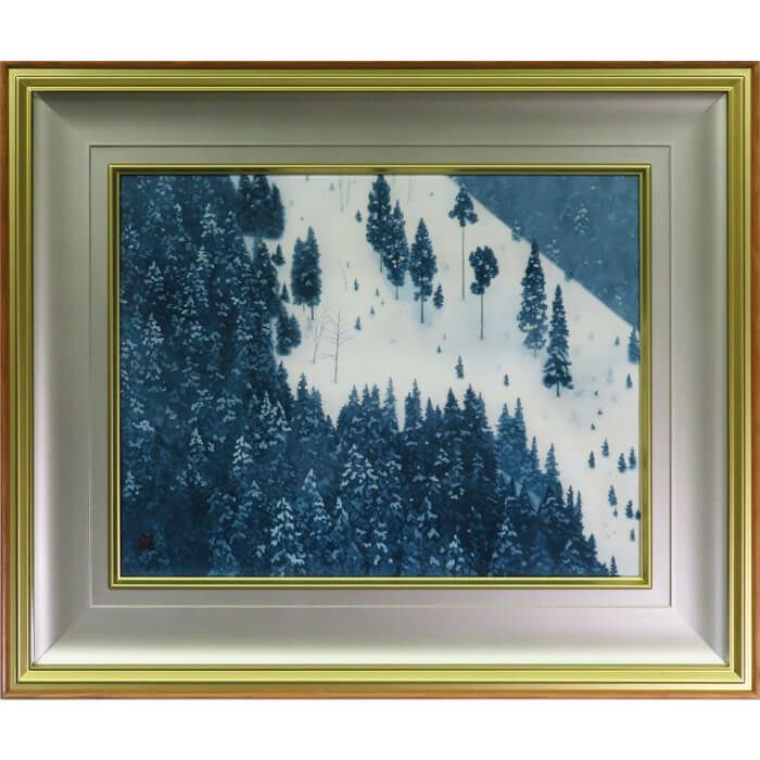 東山魁夷「春雪」｜美術品・絵画販売オンラインショップ【BKKC】